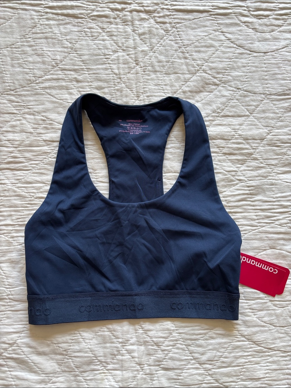 NWT Commando Fast Track Active Pocket Bra